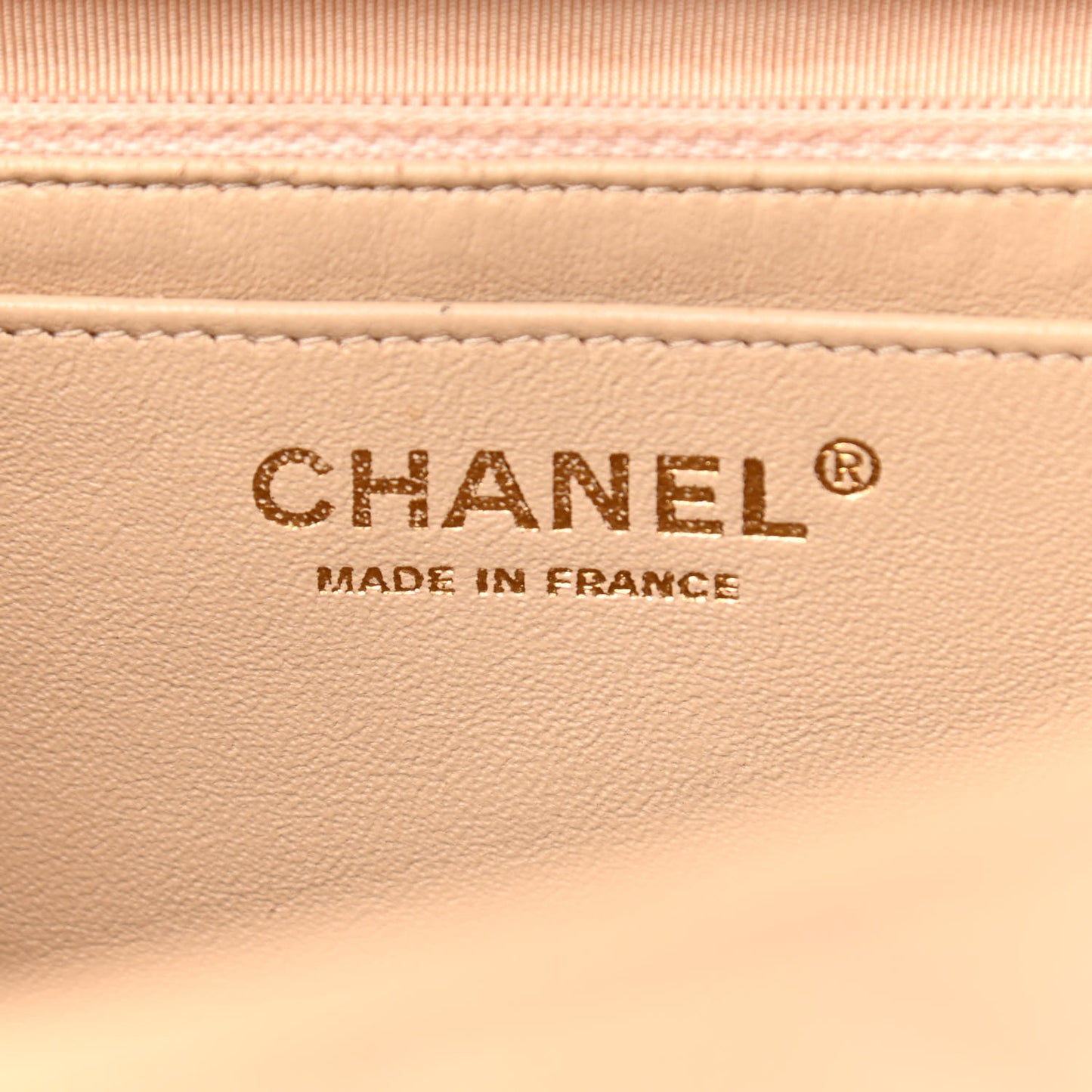 Caviar Quilted Jumbo Single Flap Beige