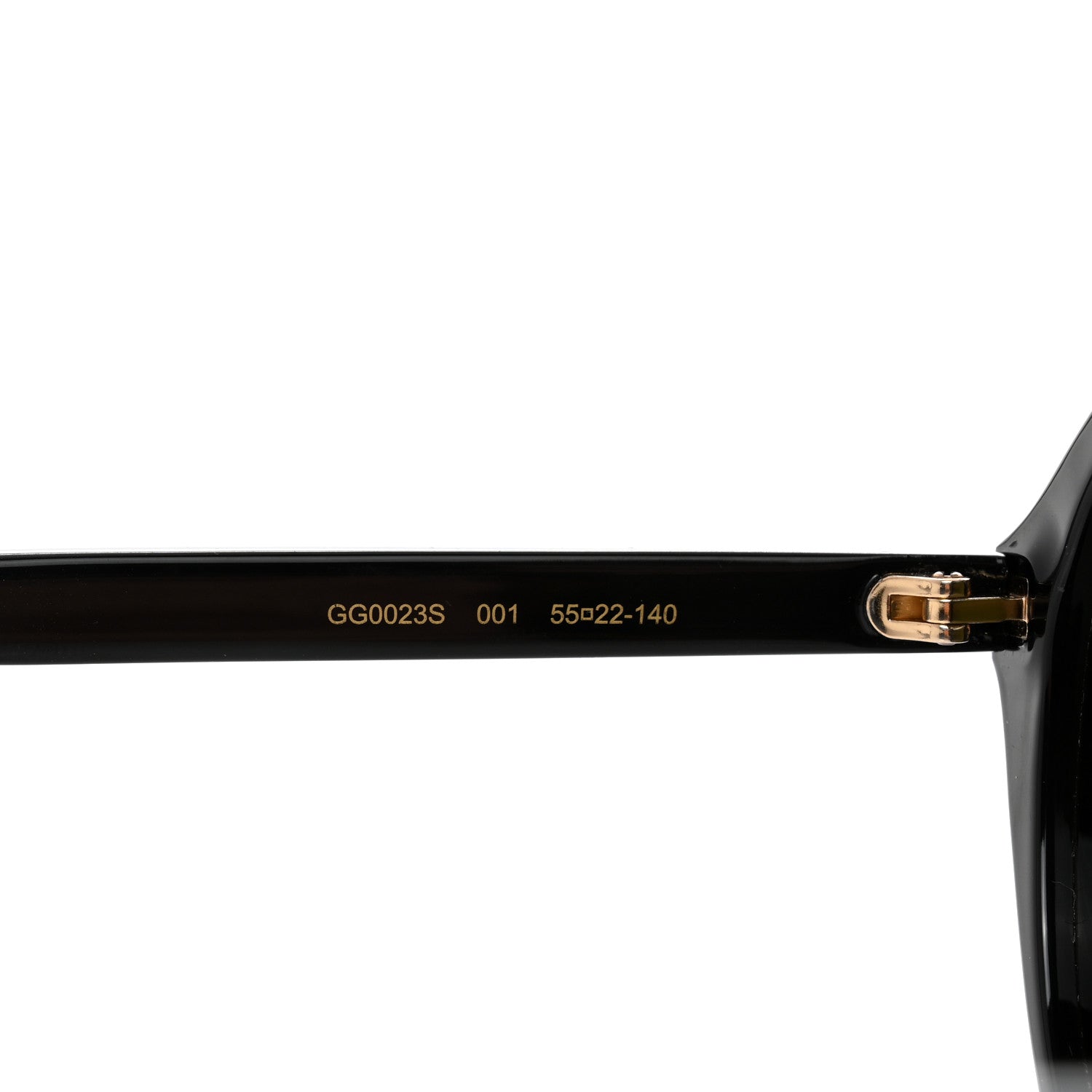 Gucci Acetate Round Sunglasses GG0023S Black 6 of 8