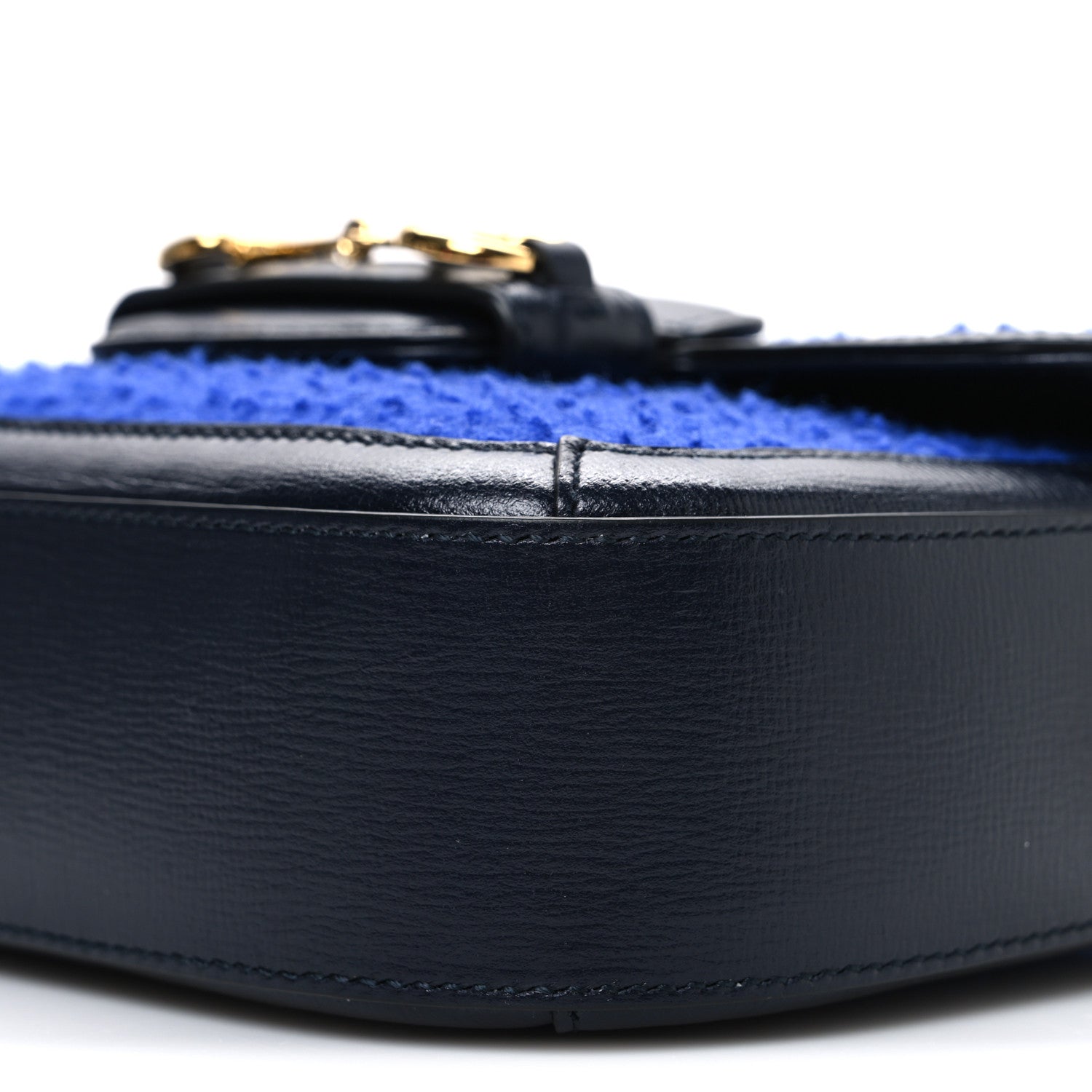 Gucci Casy Wool Azalea Calfskin Mini Horsebit 1955 Shoulder Bag
