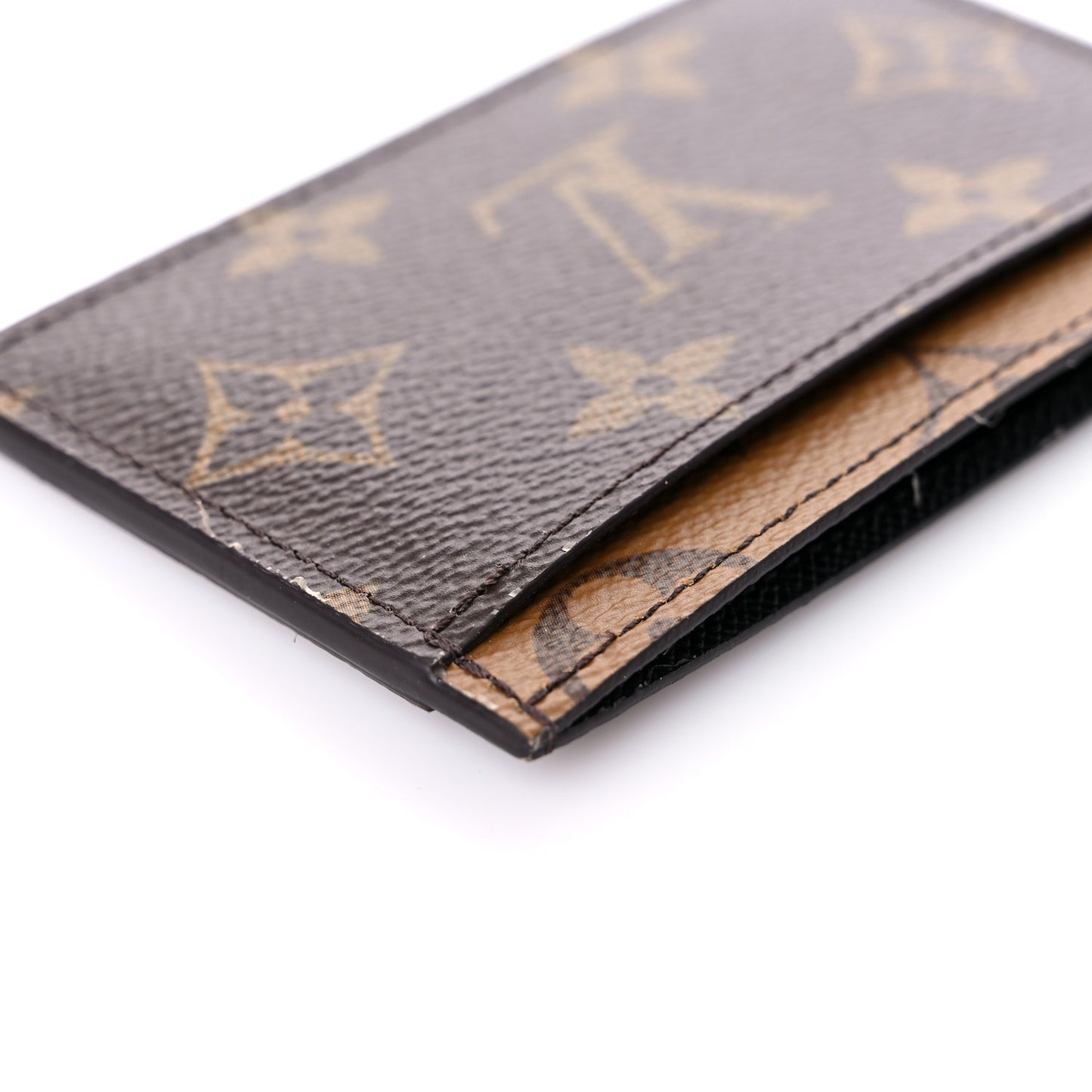 Reverse Monogram Card Holder