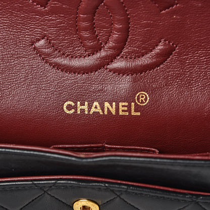 Chanel Lambskin Quilted Small Double Flap Black 6 of 23