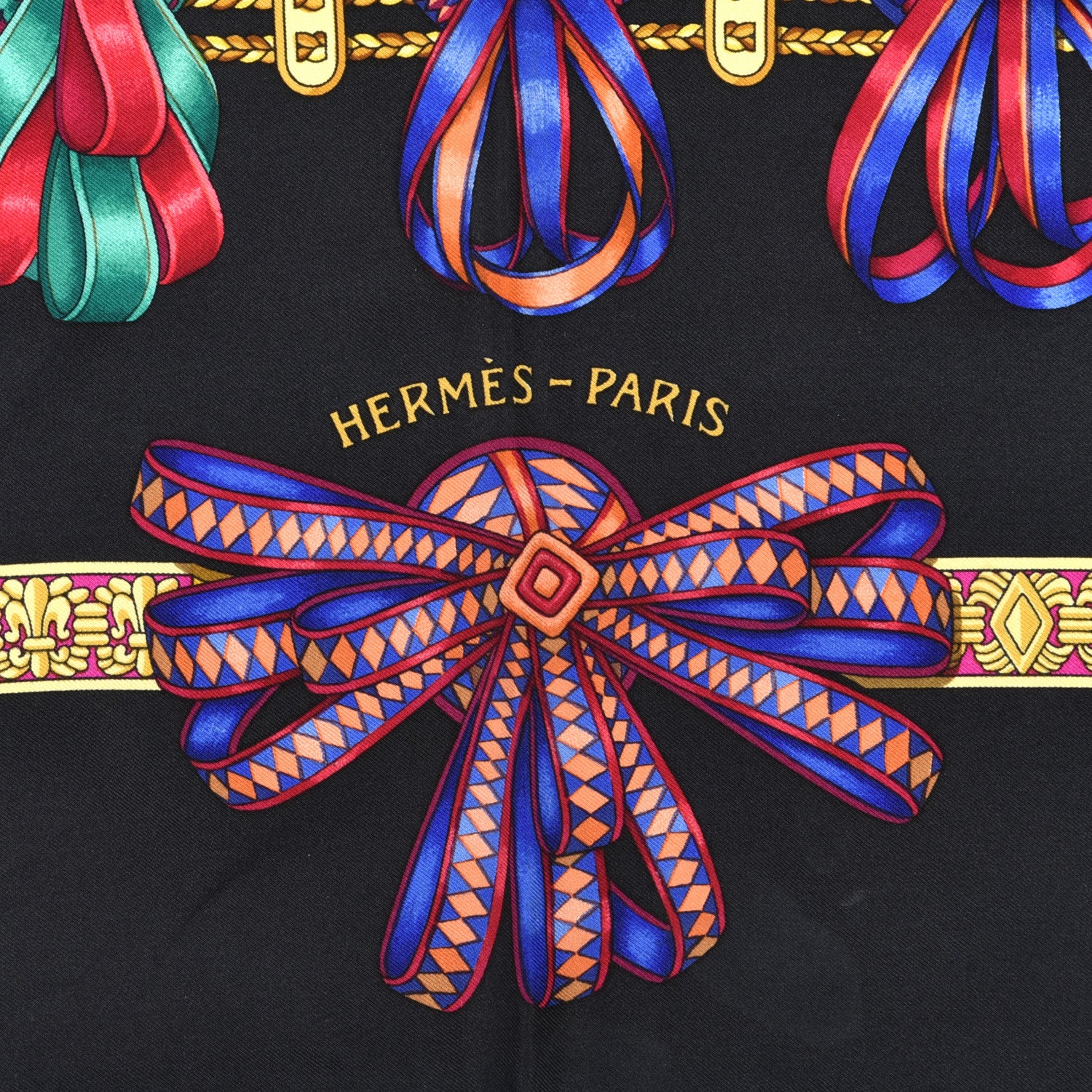 Hermes Silk Les Rubans Du Cheval Scarf 90 2 of 6