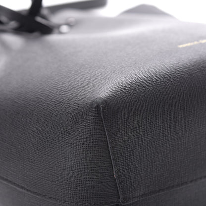 Mansur Gavriel Saffiano Mini Bucket Bag Black Flamma 11 of 16