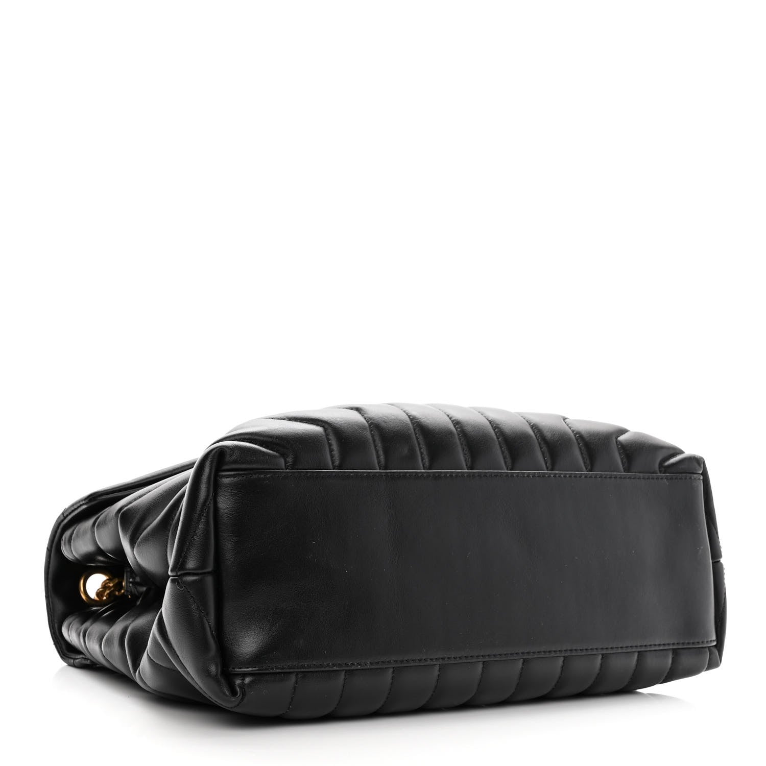 Saint Laurent Calfskin Y Quilted Monogram Medium Loulou Chain Satchel Black 4 of 12