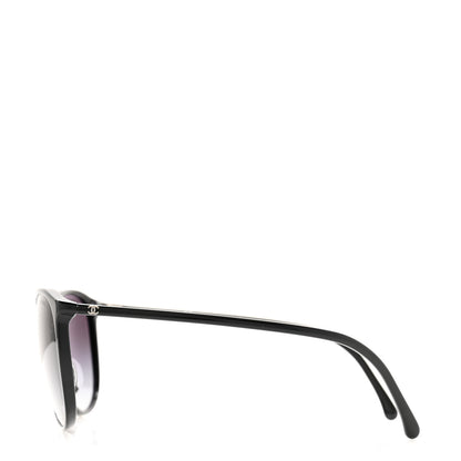 Chanel Acetate Round Sunglasses 5278 Black 3 of 8
