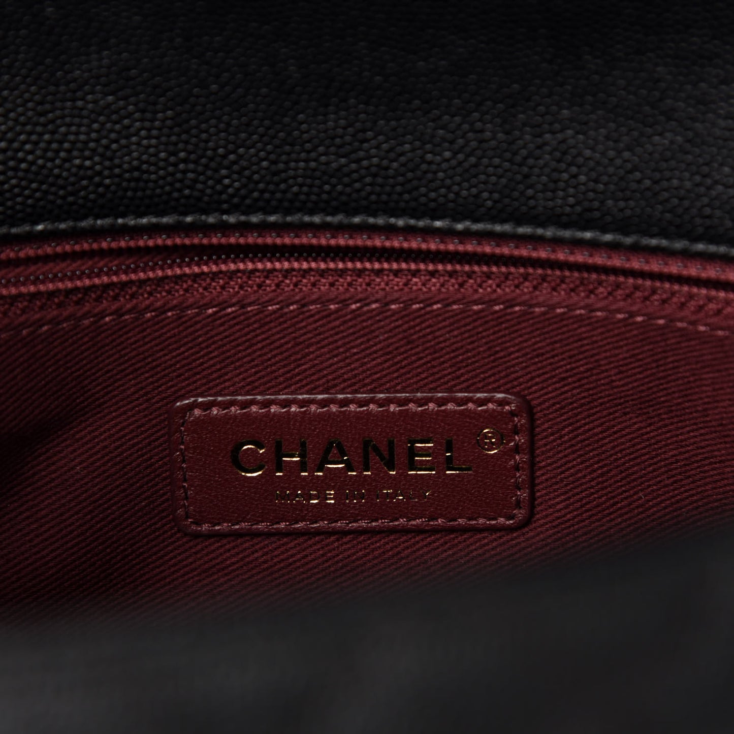 Caviar Quilted Medium Coco Handle Flap Black