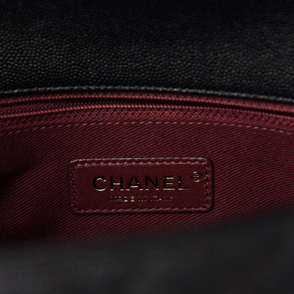 Chanel Caviar Quilted Medium Coco Handle Flap Black 9 of 11