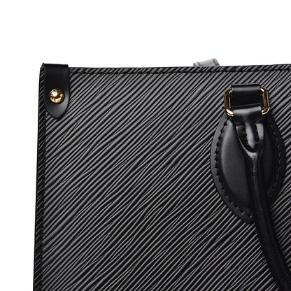 Louis Vuitton Epi Onthego MM Black 9 of 12