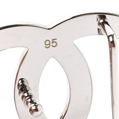 Chanel Patent Calfskin CC Reversible Belt 95 Black White 7 of 10