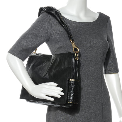 Givenchy Leather Melancholia Shoulder Bag Black 2 of 7