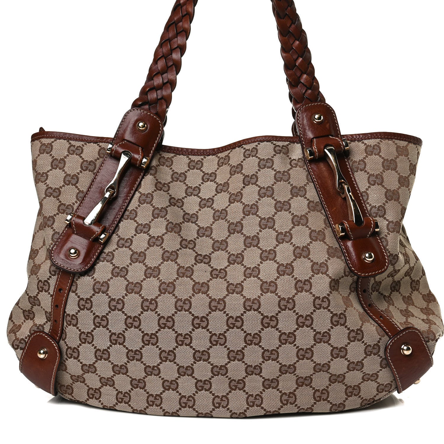 Gucci Monogram Medium Pelham Shoulder Bag Brown 8 of 18
