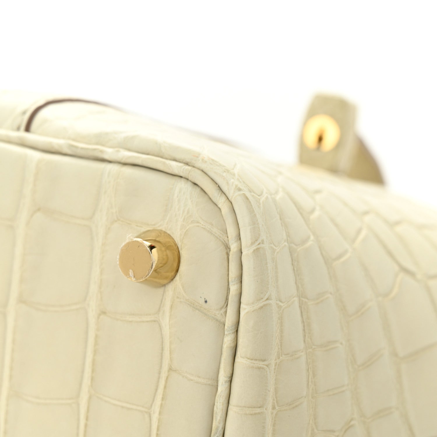 Hermes Matte Alligator Picotin Lock 18 Beton 12 of 12