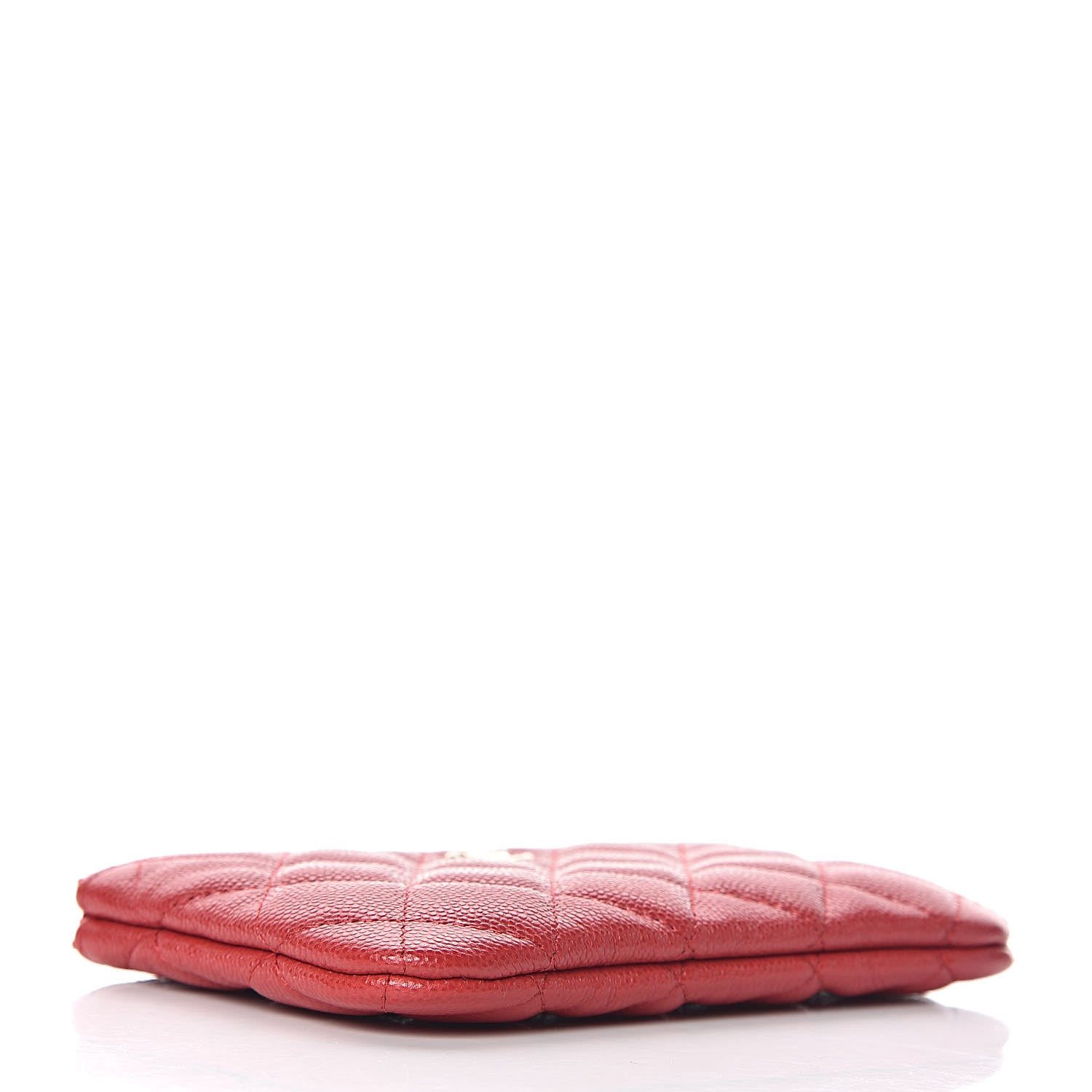 Chanel Caviar Quilted Small Cosmetic Case Red 4 of 8