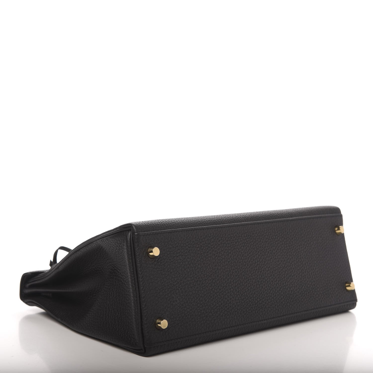 Hermes Togo Matte Alligator Kelly Retourne Touch 32 Black 4 of 11