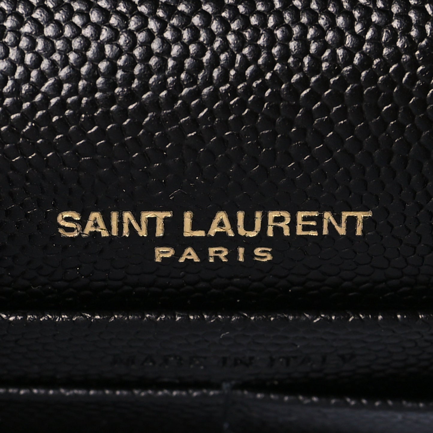Grain De Poudre Classic Monogram Kate Tassel Chain Wallet Black