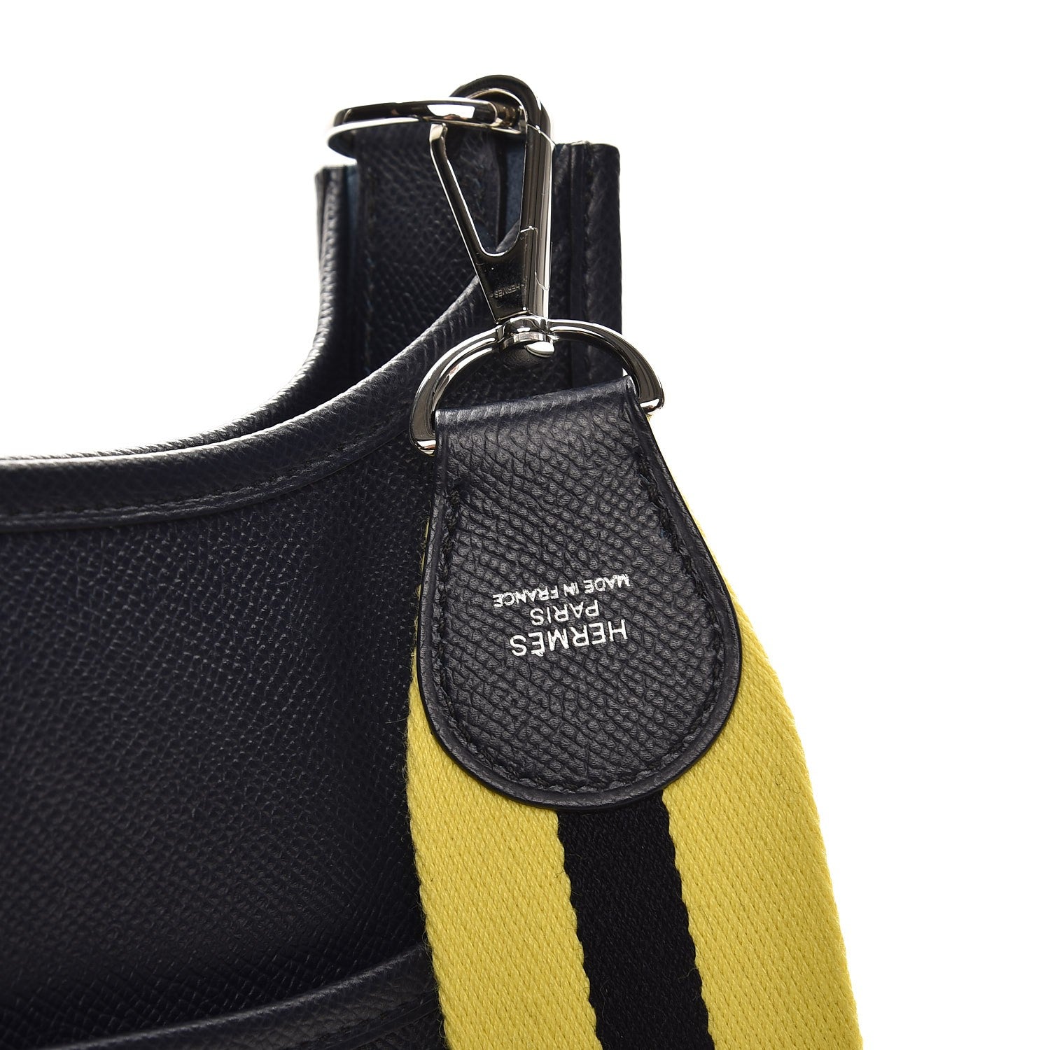 Hermes Epsom Amazone Evelyne III PM Bleu Indigo Lime 8 of 10