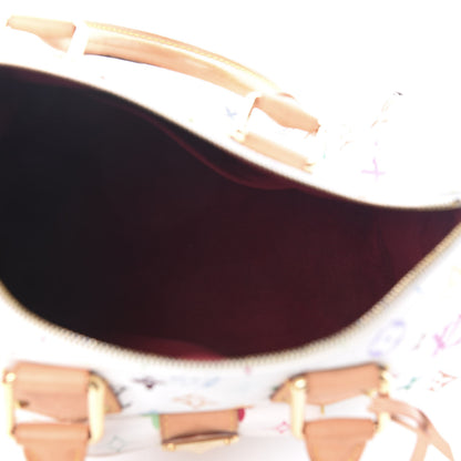 Louis Vuitton Monogram Multicolor Speedy 30 White 5 of 9