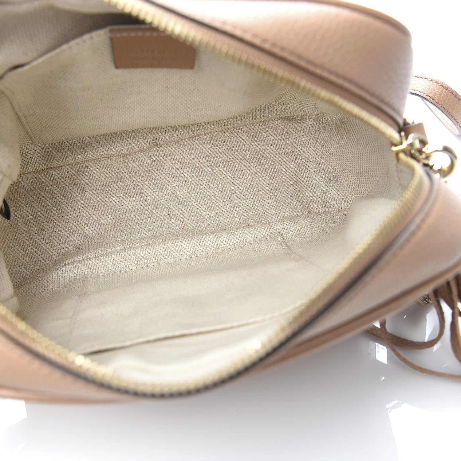 Gucci Pebbled Calfskin Small Soho Disco Bag Camelia 5 of 10