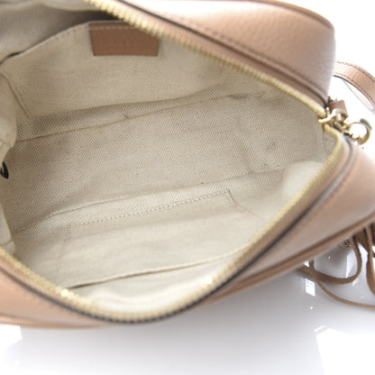 Gucci Pebbled Calfskin Small Soho Disco Bag Camelia 5 of 10