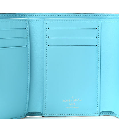 Louis Vuitton Smooth Calfskin LV Pont 9 Compact Wallet Creme 5 of 10