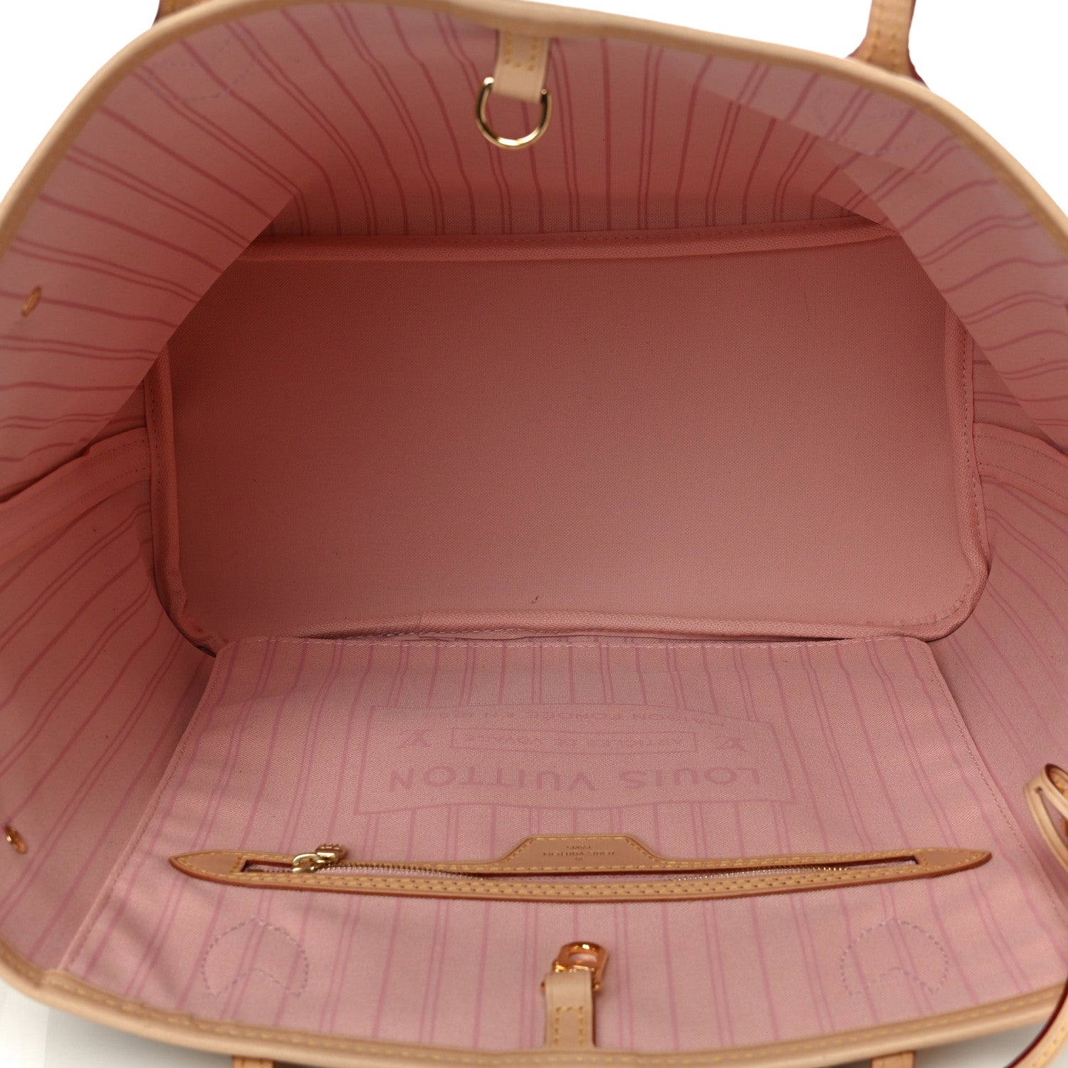 Louis Vuitton Damier Azur Neo Neverfull MM Rose Ballerine 5 of 10