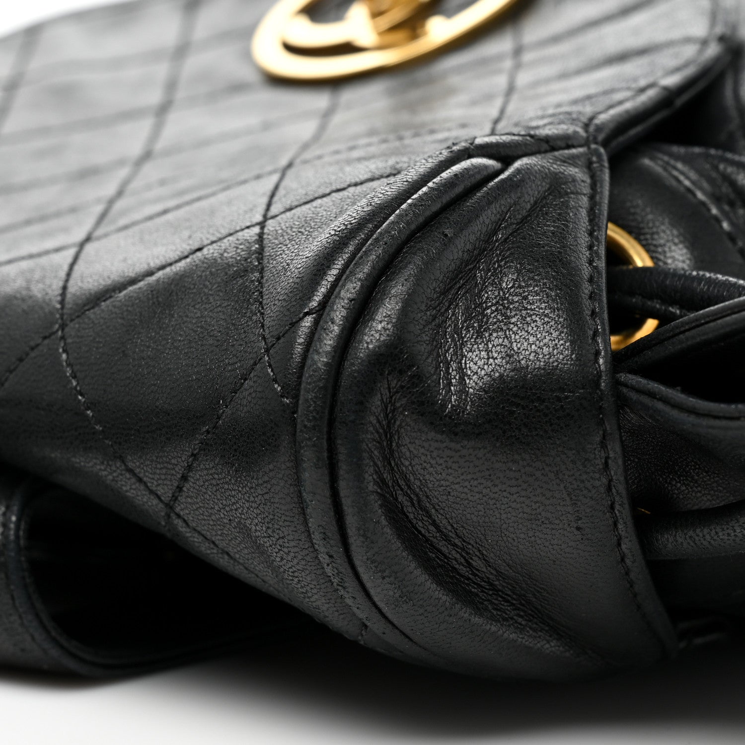 Chanel Lambskin Quilted CC Backpack Black 11 of 11