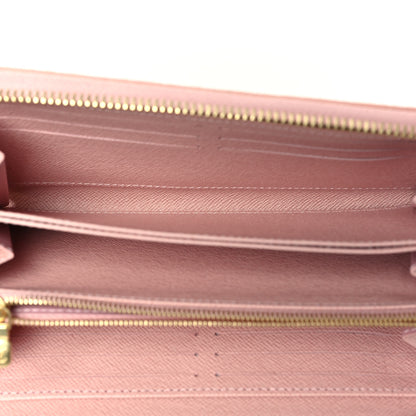 Louis Vuitton Damier Azur Zippy Wallet Rose Ballerine 5 of 7