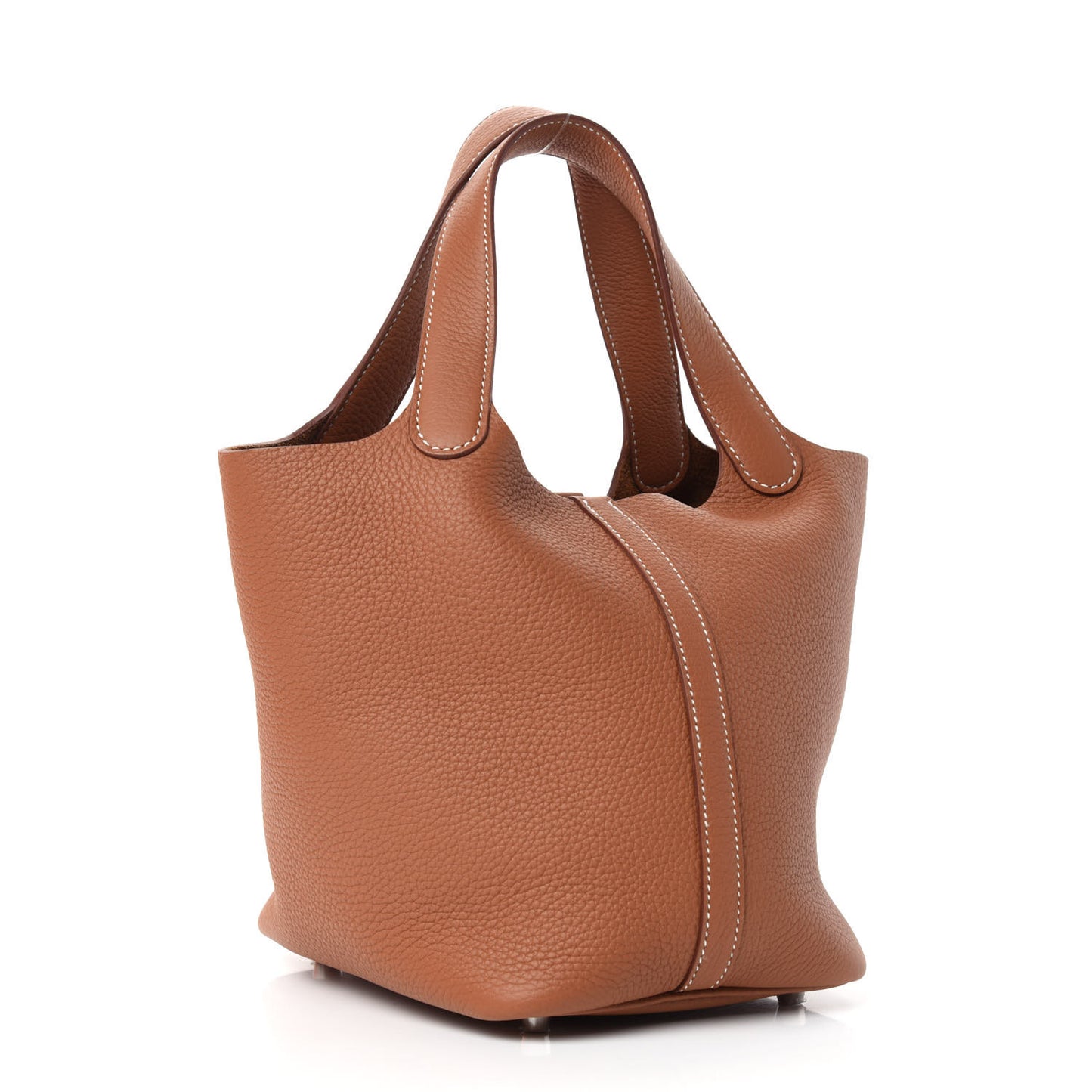 Taurillon Clemence Picotin Lock 18 PM Gold