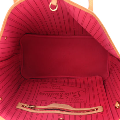 Louis Vuitton Monogram My LV Heritage Neverfull MM Fuchsia Yellow 4 of 10