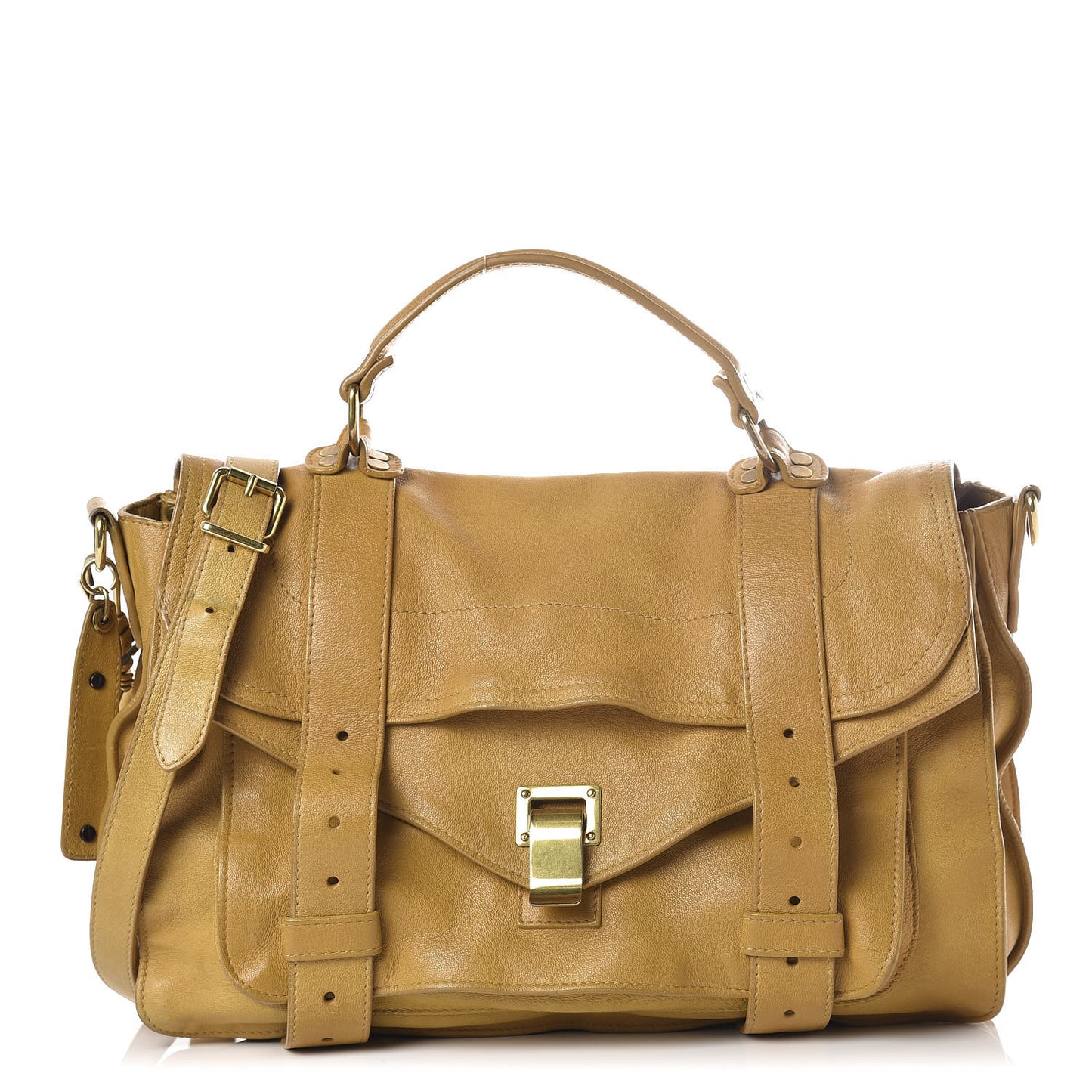 Lambskin Medium PS1 Satchel Mustard