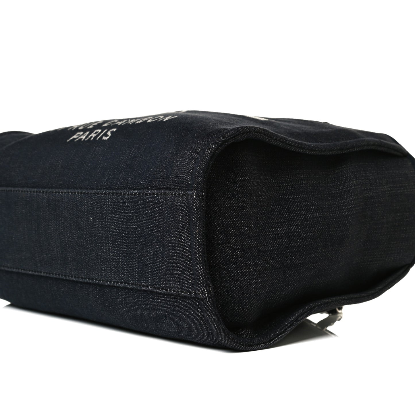 Denim Small Deauville Tote Dark Blue