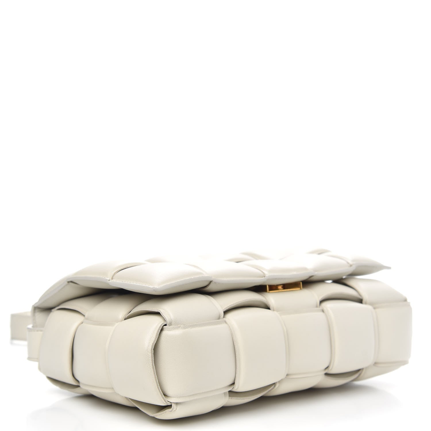 Bottega Veneta Nappa Maxi Intreccio Padded Cassette Crossbody Bag Chalk 4 of 8