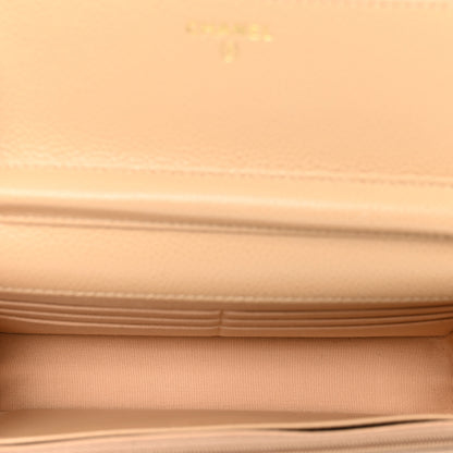 Chanel Caviar Quilted Wallet On Chain WOC Beige 5 of 11
