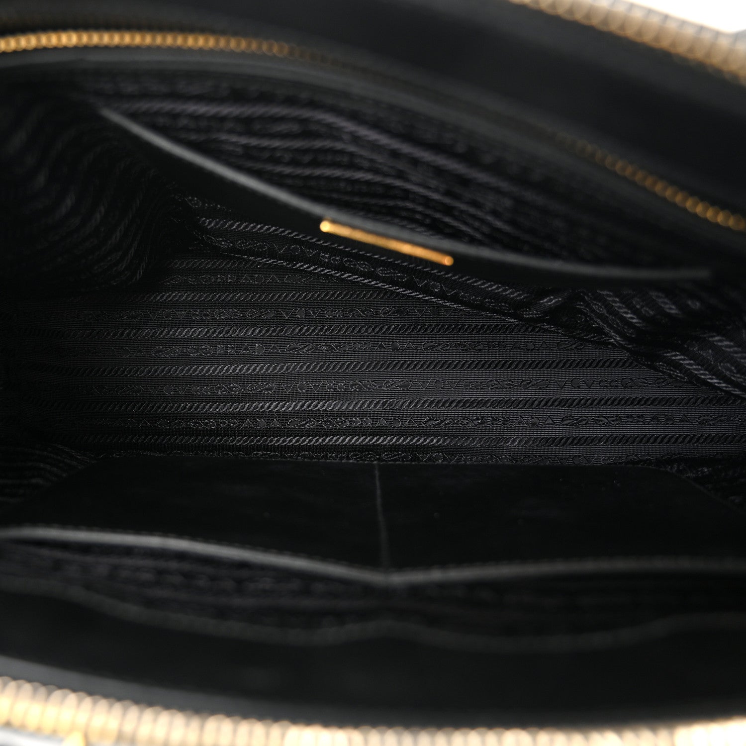 Prada Saffiano Medium Galleria Double Zip Tote Black 5 of 10