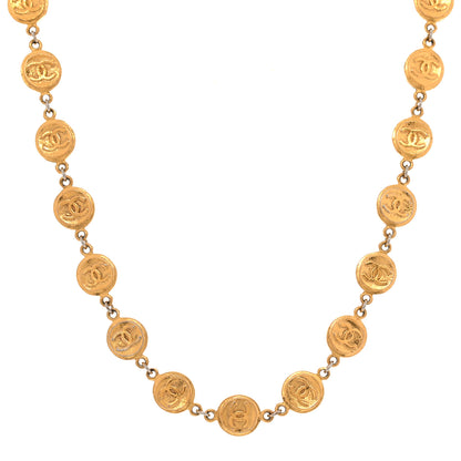 Chanel CC Medallions Necklace Gold 1 of 5