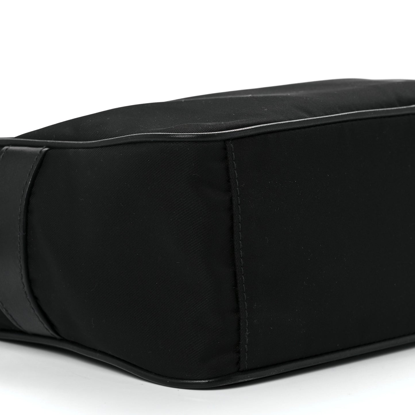 Tessuto Nylon Soft Calf Camera Bag Black