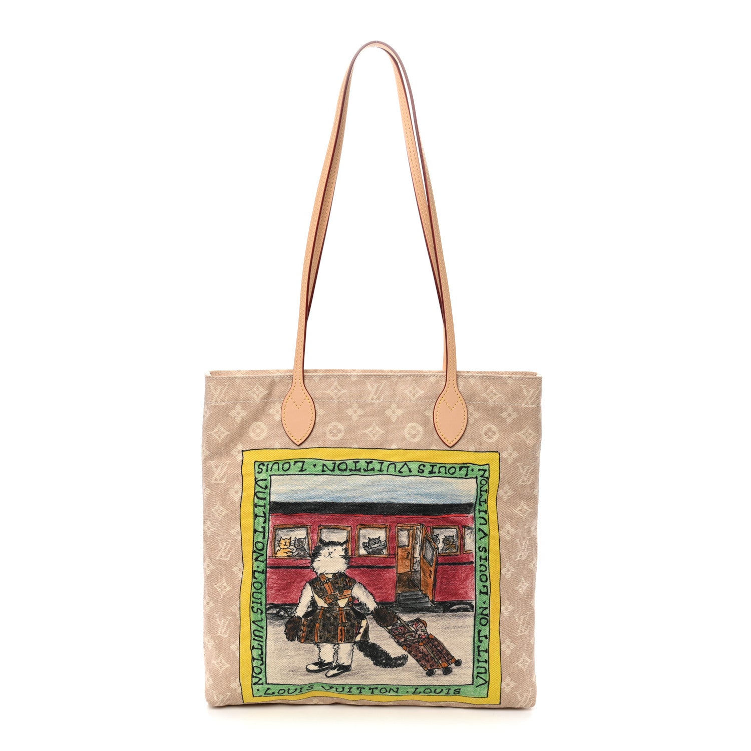 Louis Vuitton Meowgram Grace Coddington Carry It 1 of 9