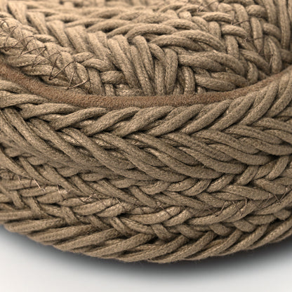 Christian Louboutin Raffia Suede Carasky Mini Shoulder Bag Crumble Gold 8 of 10