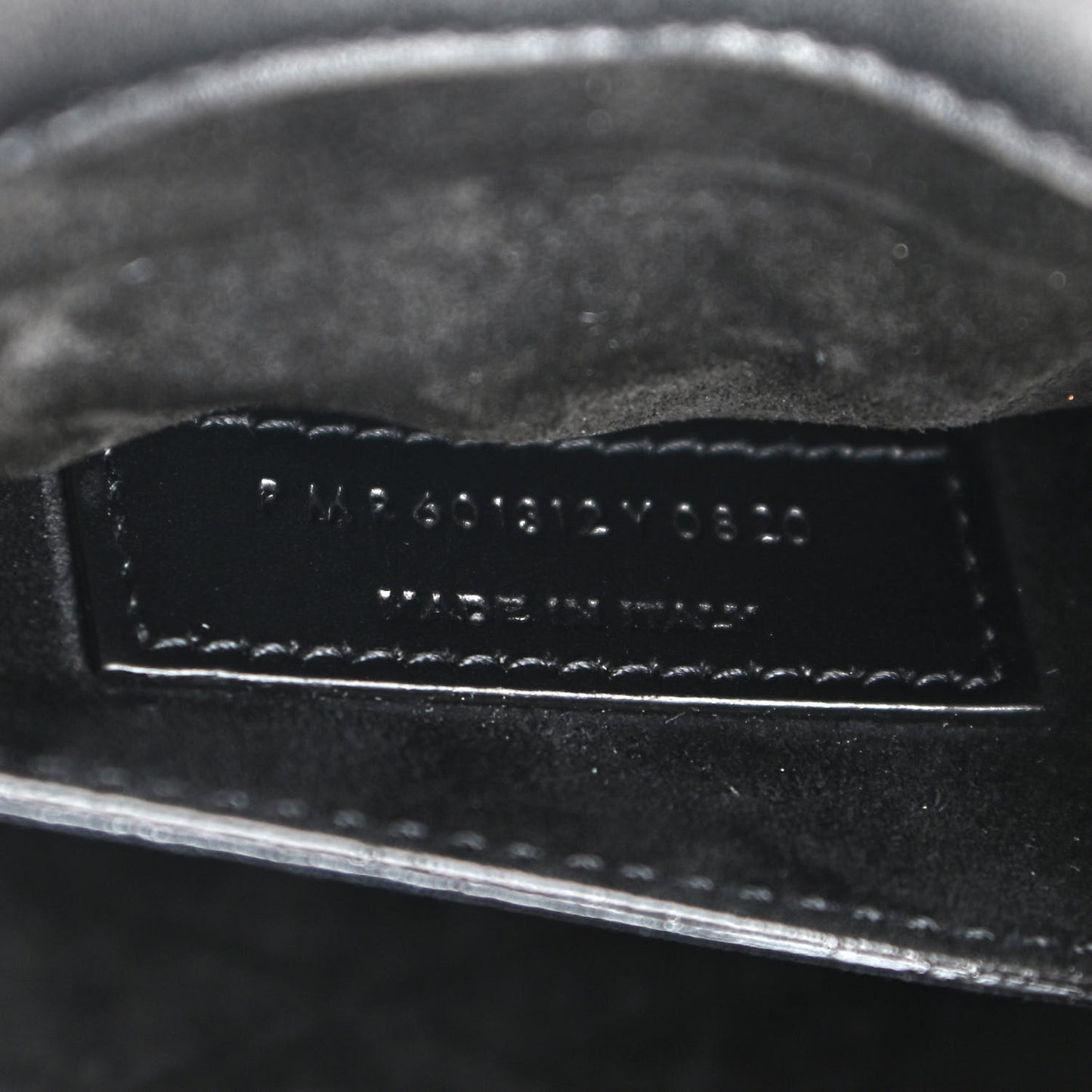 Smooth Calfskin Shoulder Bag Black