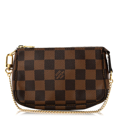Louis Vuitton Damier Ebene Mini Pochette Accessories 1 of 8