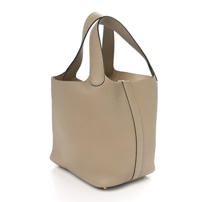 Hermes Taurillon Clemence Picotin Lock 18 PM Trench 2 of 11