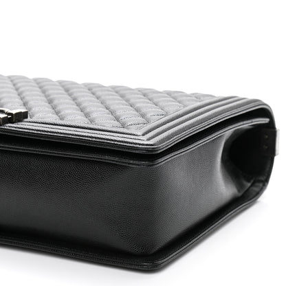 Chanel Caviar Quilted Large Boy Flap Black 10 of 11
