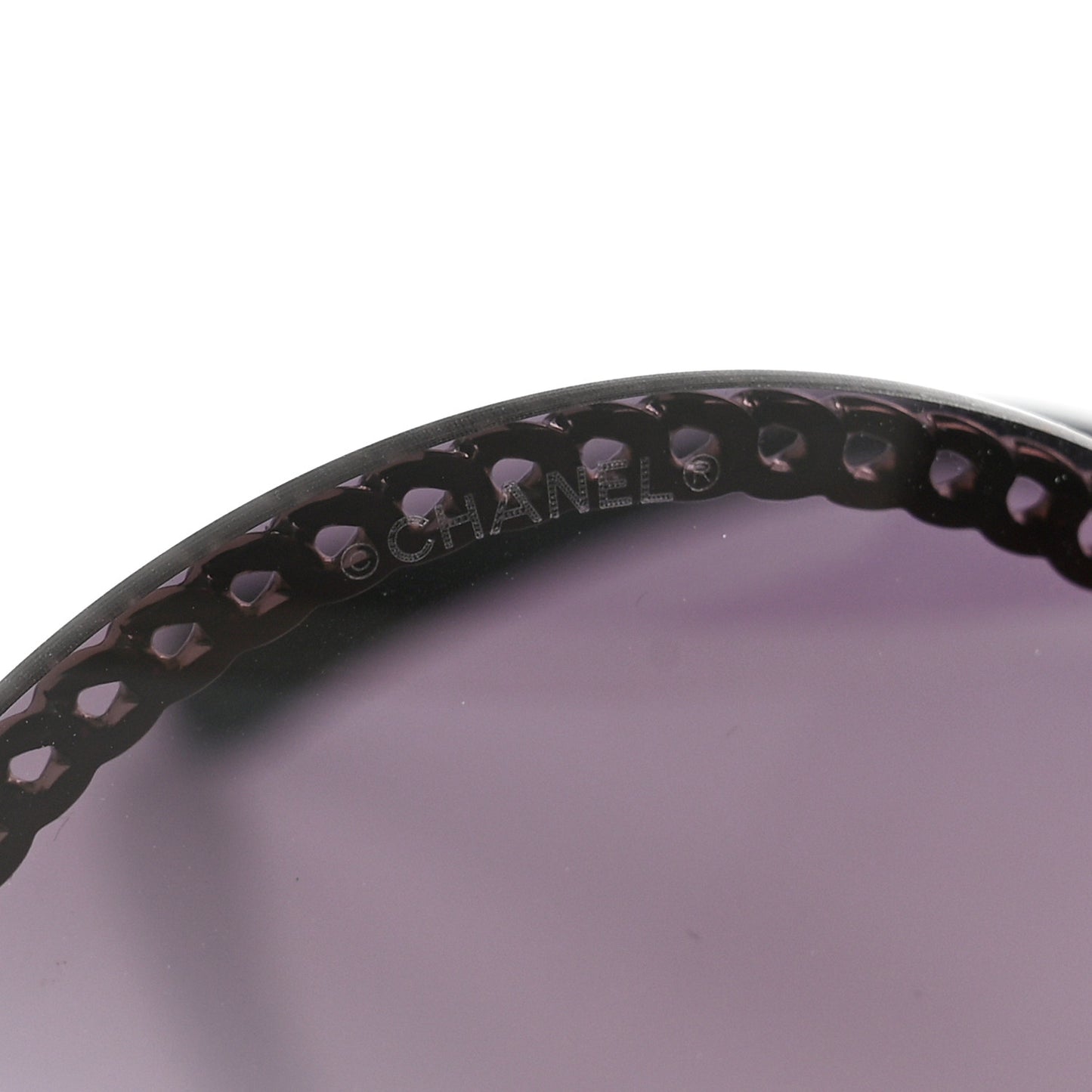 Round Chain Sunglasses 4245 Gold