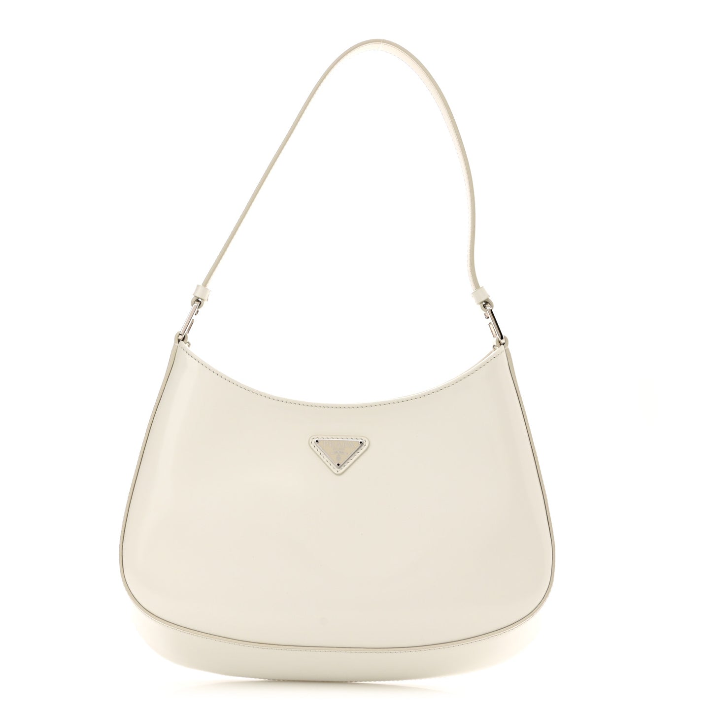 Spazzolato Cleo Shoulder Bag White