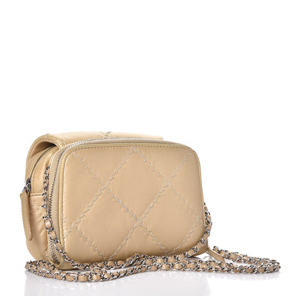 Chanel Calfskin Ultimate Stitch Mini Flap WOC Gold 3 of 8