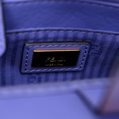 Fendi Vitello Elite Petite 2Jours Tote Viola Cassis 6 of 10