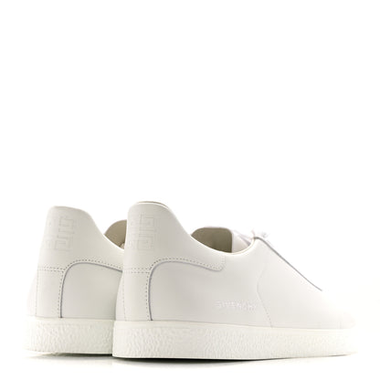 Givenchy Calfskin Logo Debossed Town Sneakers 43 White 5 of 10