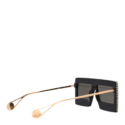 Gucci Acetate Crystal Mask-Frame Sunglasses GG0431S Black 4 of 7