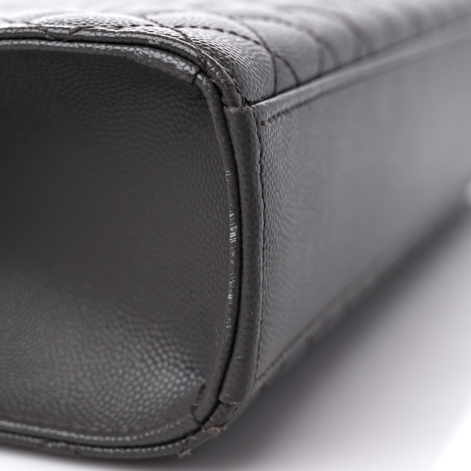 Saint Laurent Grain De Poudre Textured Mixed Matelasse Large Triquilt Monogram Satchel Earth 13 of 13