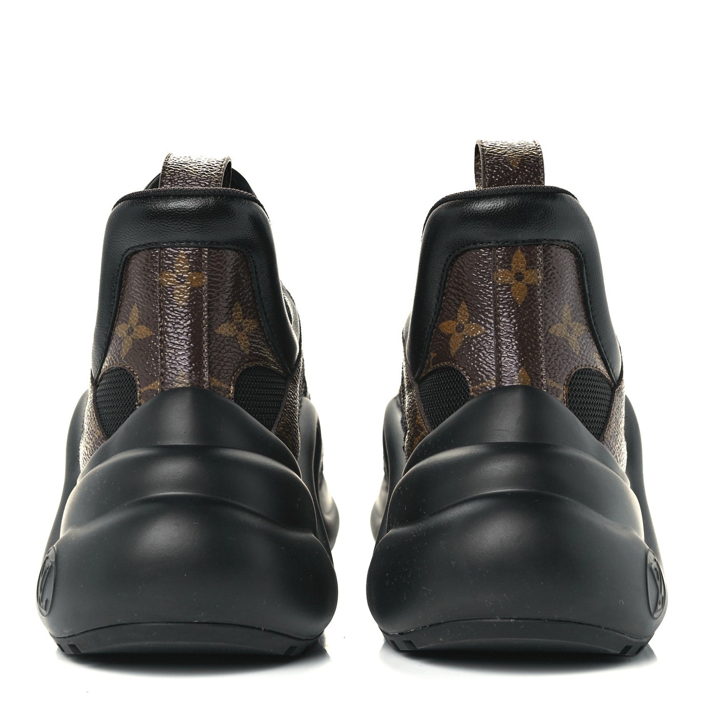 Calfskin Patent Monogram LV Archlight Sneakers 40.5 Black